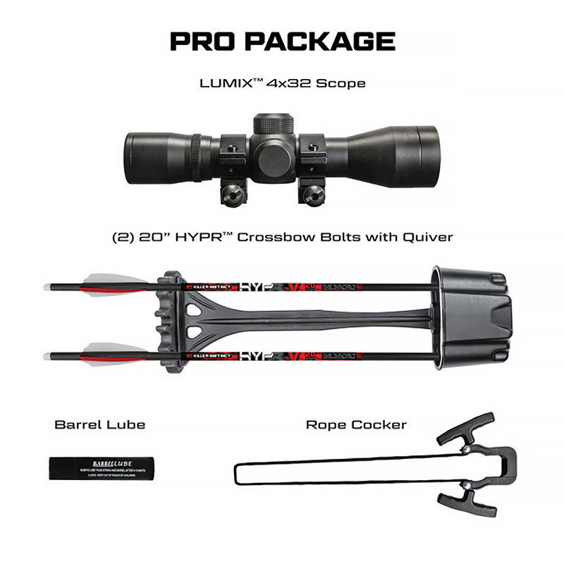 Killer Instinct Lethal 405 HD Crossbow Kit