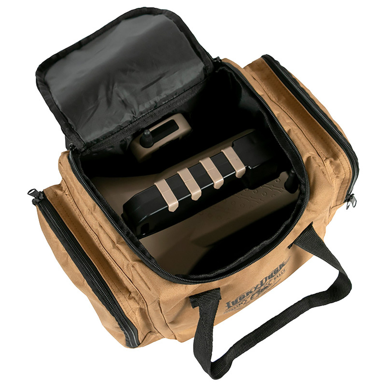 E Caller Storage Bag by Lucky Duck - Inside E Caller Storage Bag by Lucky Duck - Inside