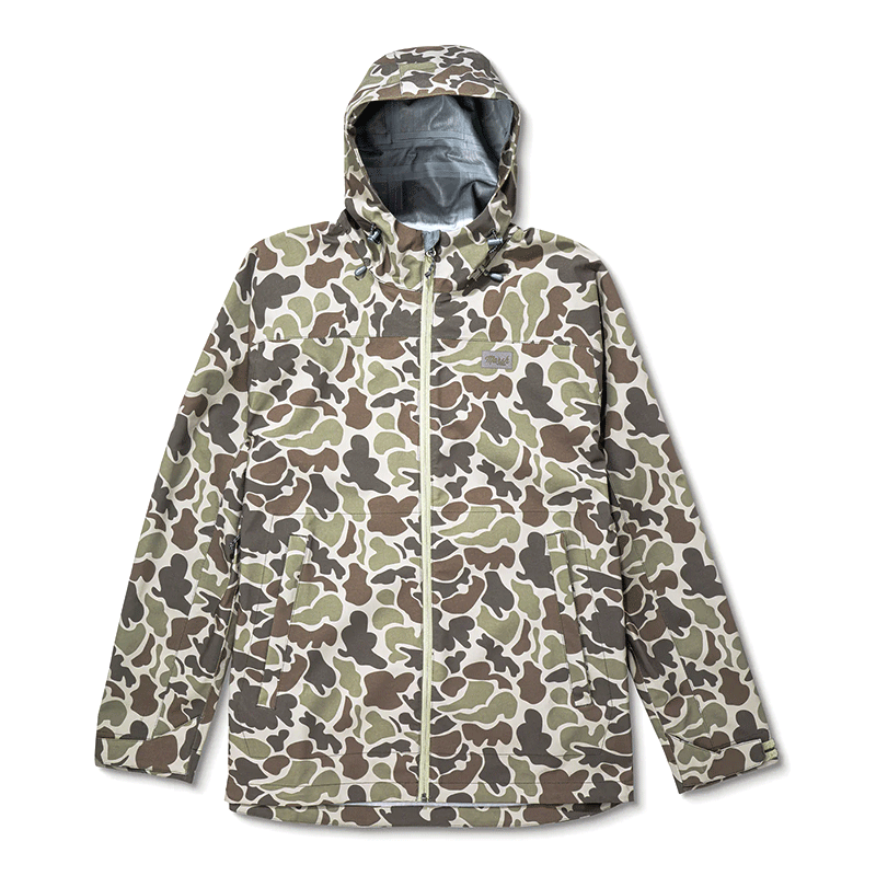 Cumberland Dark Green Mallard Camo Rain Jacket