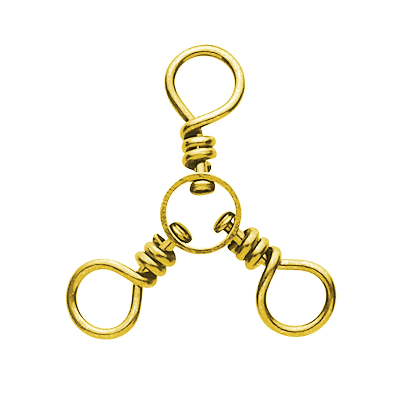 Brass 3-Way Swivels 3pk Brass 3-Way Swivels 3pk