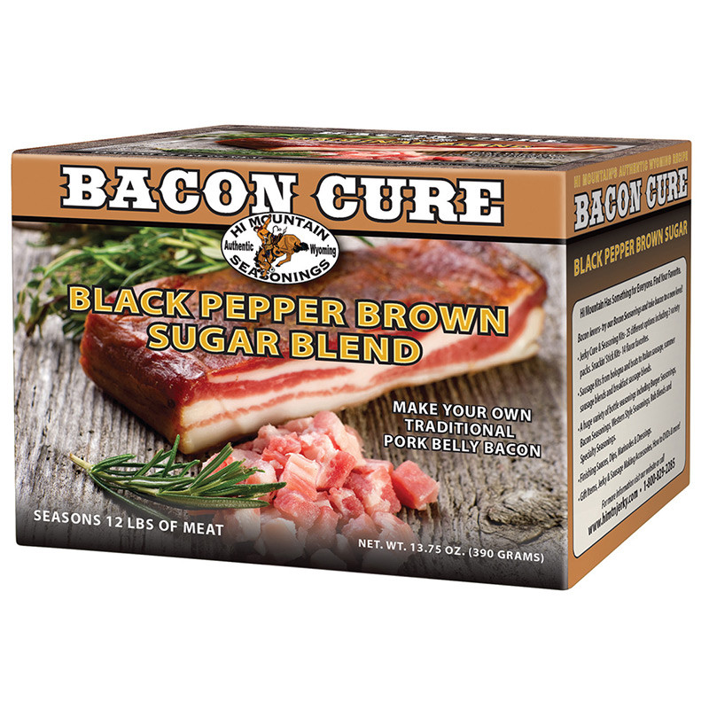 Black Pepper Brown Sugar Bacon Cure by Hi Mountain