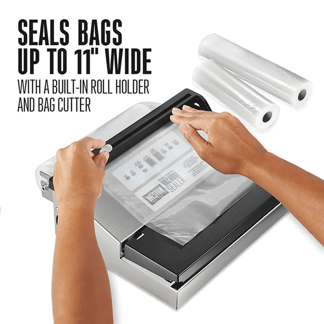 Pro-1100 Programmable Stainless Steel Vacuum Sealer - Roller