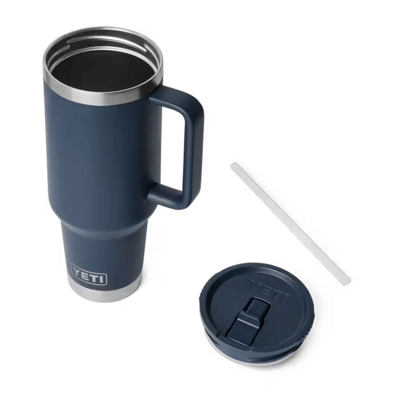 Rambler 40 oz Quick-Flip Straw Travel Mug - Disassembled