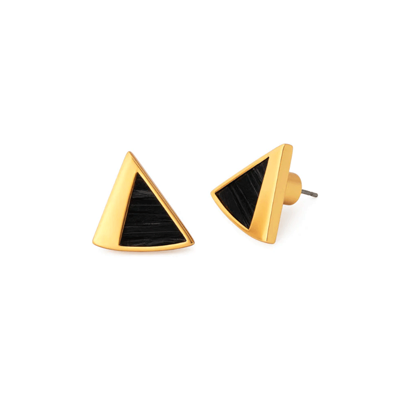 Luca Triangle Stud Earrings