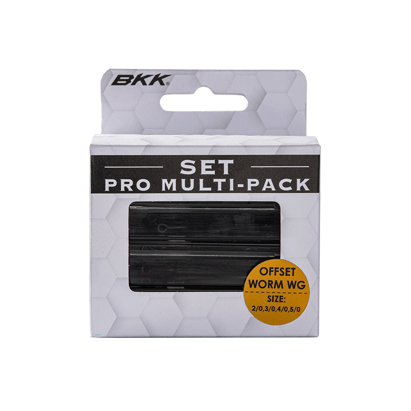 Offset Worm WG Pro Multi-Pack Hook Set