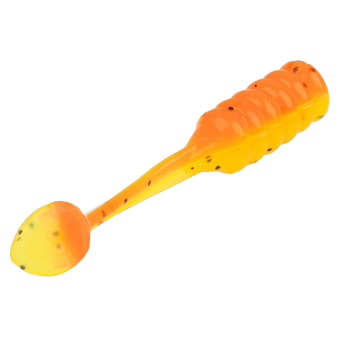 Mr. Crappie Teen-Zee Slabalicious Fishing Lure - 15 Pack Smokey Shad Compact Grub For Panfish