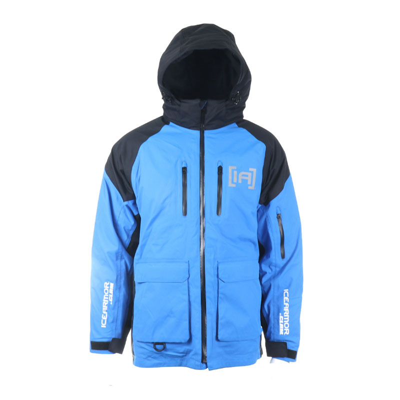 Clam Outdoors Ice Armor Rise Float Blue/Black Parka