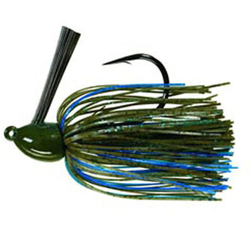 Strike King Hack Attack Flipping Jig - Green Pumpkin Craw - 3/8oz