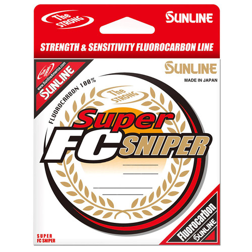 Super FC Sniper Clear 100% Fluoro 165/200 yd Spool by Sunline