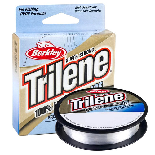 Berkley Trilene Clear Micro Ice Fish Line Pony Spool, 6 lb