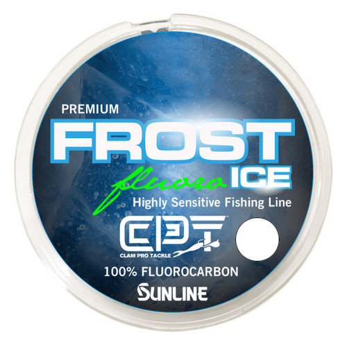 Frost Ice Clear Fluorocarbon 50 yd Fishing Line by Clam