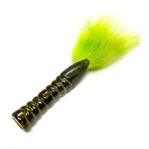 Rabid Baits Ned Fox Tail Green Pumpkin Black / 3