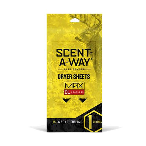 Hunters Specialties Scent-A-Way Max Odorless Dryer Sheets