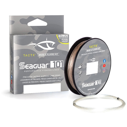 Tactx 101 Braid & Fluoro Kit 150 yd Spool by Seaguar