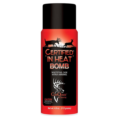 Certified In Heat Bomb Doe Estrus Aerosol 4 oz by ConQuest Scents