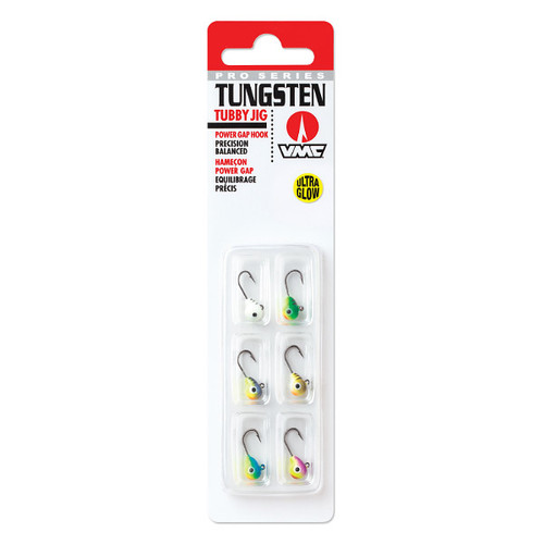 Tubby Tungsten Jig Kits 1/32 oz 6-Packs by VMC