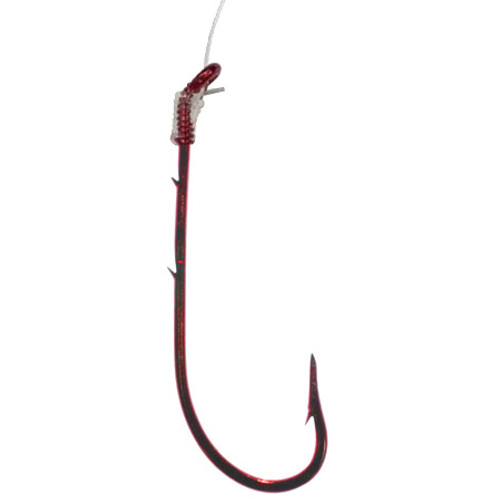 Baitholder Down Eye Snelled Blood Red Hooks 303G by Tru-Turn