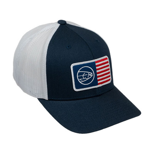 Freedom Snapback Navy/White Trucker Hat