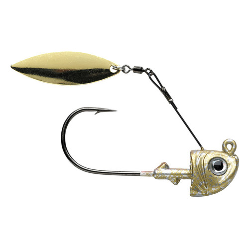 P-Line 1st Gen Top Spin 1/4 oz 3/0 Bladed Jig Heads