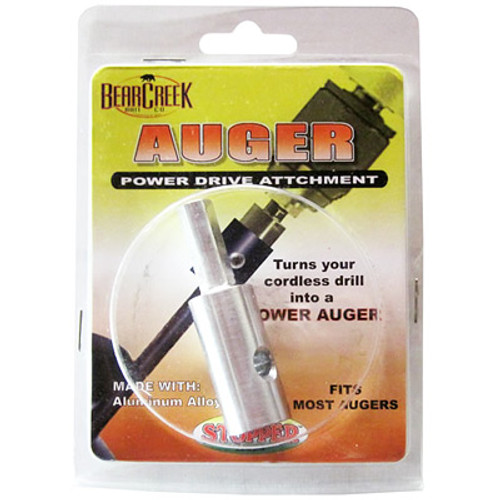 Bear Creek Cordless Drill Ice Auger Adapter by K&E Stopper Lures