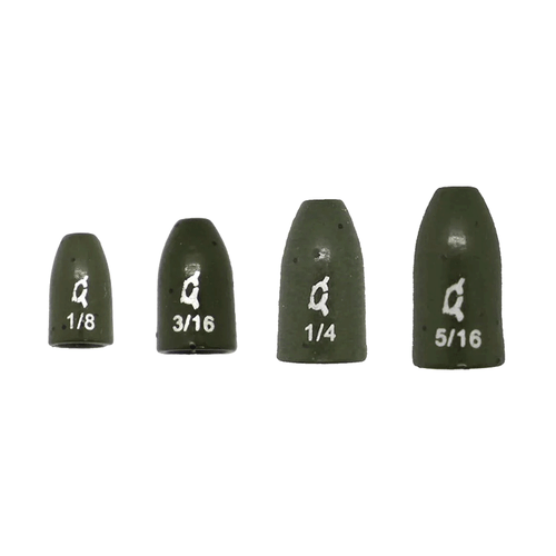Tungsten Green Pumpkin Worm Weights