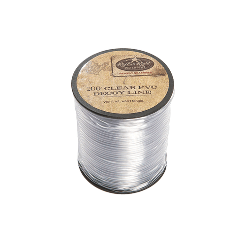 PVC Clear Decoy Line 200' Spool
