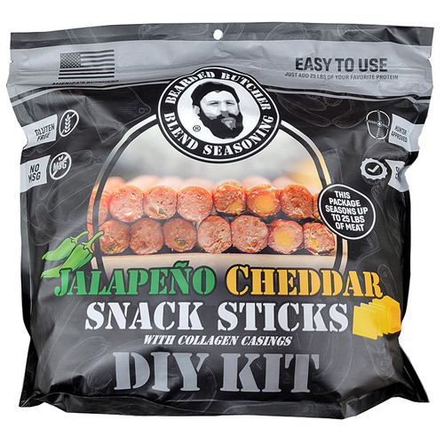 Jalapeno Cheddar Snack Sticks DIY Kit by The Bearded Butchers Jalapeno Cheddar Snack Sticks DIY Kit by The Bearded Butchers