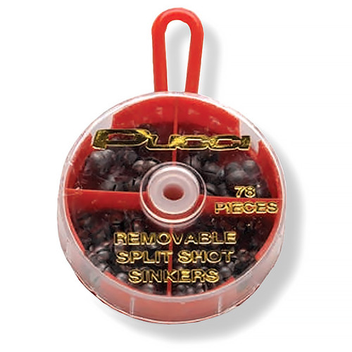 Pucci Removable Split Shot Sinker Assortments by P-Line