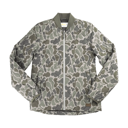 Women's Dark Green Mallard Camo Barnwell Puff Jacket