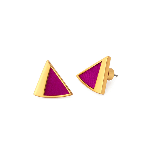 Amelia Triangle Stud Earrings