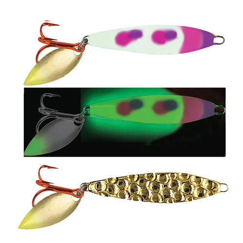 Two-Face Shiver Spoon 1/8 oz Bait by Moonshine Lures