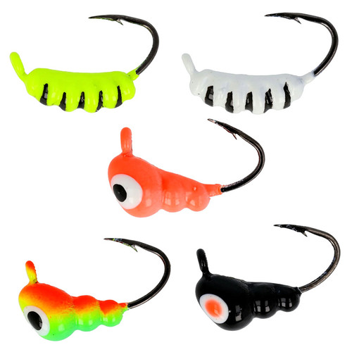 Ant and Shrimpy Tungsten Ice Jig 5pc Kit by Eagle Claw