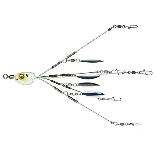 Divine 4-Blade 5.5" Umbrella Rig Jr. by 6th Sense Fishing