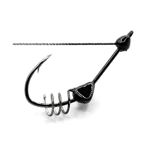 Weedless Straight Shank Wacky Shot Weighted Worm Hook by Core Tackle