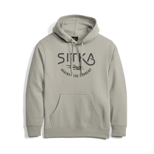 Hooked Pebble Grey Pullover Hoody