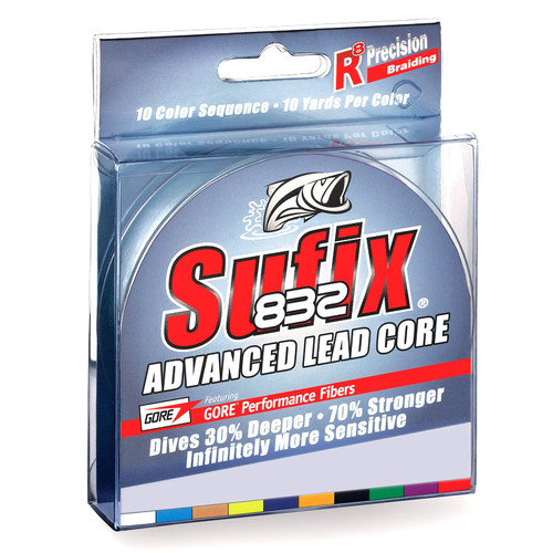 Sufix 832 Advanced Lead Core 27 lb 100 yd Spool