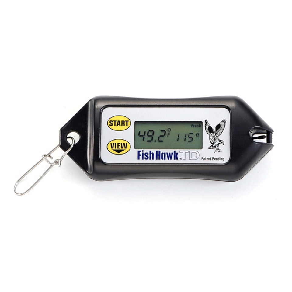 fish hawk td temperature and depth gauge