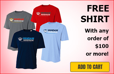 Free shirt with purchase of $100 or more!