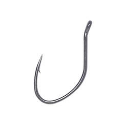 Mustad Drop Shot/Live Bait Hook - Size 6, Black Nickel Finish, 6 Pack