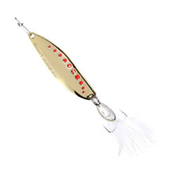 Clam Super Leech Flutter Spoon Gold; 3/8 oz.