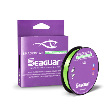 Seaguar Smackdown Braided Line - Flash Green - 40lb