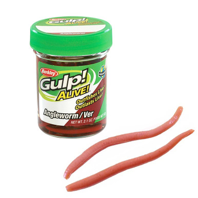 【未開封】Berkley GULP EARTHWORM BRWN 6個 Berkley Gulp! Earthworms | FishUSA