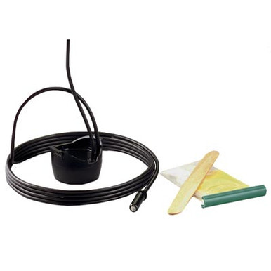 Humminbird XP-6-20-TP Thru-Hull Transducer With Temperature Sensor - 20° Single Beam, 7-Pin Connector For Boat Sonar