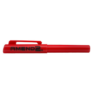 AMEND2 G10 RED SELF-DEFENSE PEN