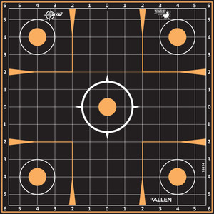 ALLEN EZ AIM 12"X12" SIGHT-IN 5PK ALLEN EZ AIM 12"X12" SIGHT-IN 5PK