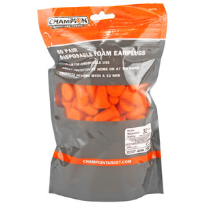 CHAMPION SHOOTING FOAM PLUGS 50 CT