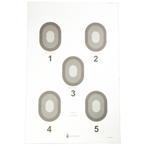 ACTION TGT 5 BULLSEYE CRM 100PK