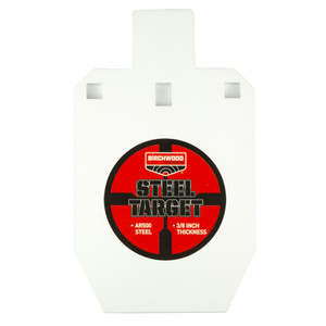 B/C 1/3 IPSC SILHOUETTE TARGET WHT B/C 1/3 IPSC SILHOUETTE TARGET WHT