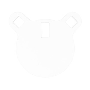 B/C 4" 3/8" STEEL TRGT ROUND PLATE