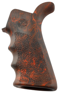 HOG 15421   AR15 BEAVERTAIL FG GRIP RED LAVA